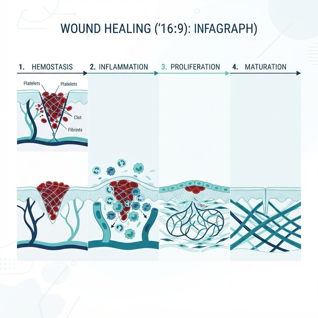 Understanding Wound Healing Stages: A Clinician's Guide