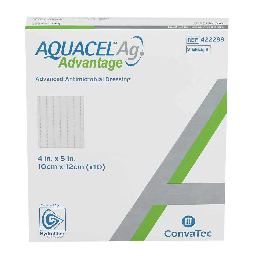 McKesson Silver Hydrofiber Dressing Ag Advantage 4 X 5