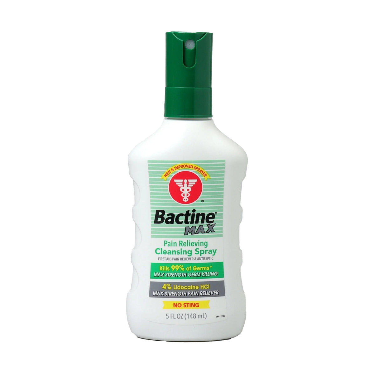 McKesson Pain Relieving Antiseptic BZK (Benzalkonium Chloride) / Lidocaine HCl Bactine® MAX Cleansing Spray Topical Liquid 5 oz.