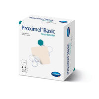 Foam Dressing Proximel Basic Non-Border 2 X 2 Inch Without Border Waterproof Film Backing Nonadhesive Square Sterile
