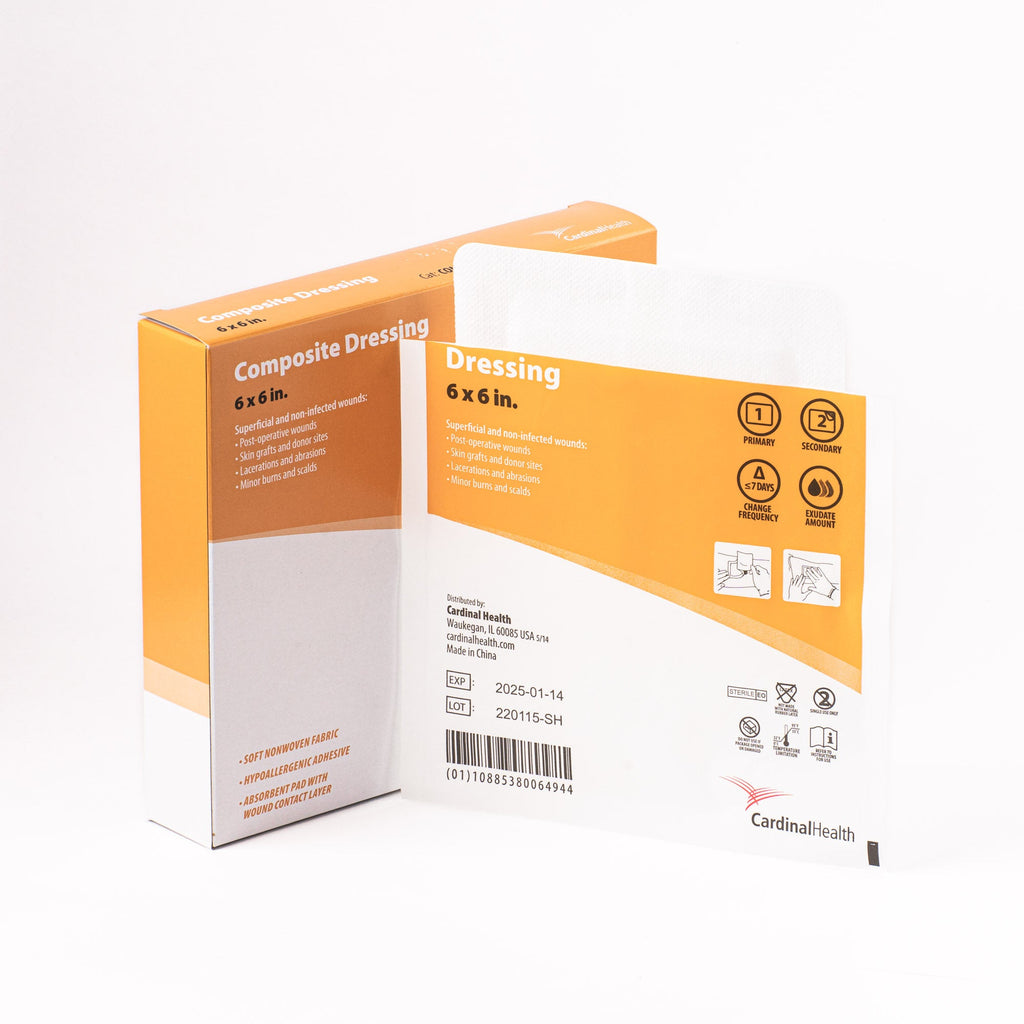 Cardinal Health Composite Wound Dressing 6"x6"