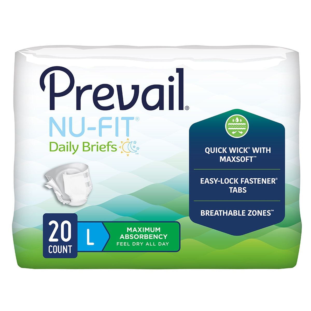 McKesson Incontinence Briefs, Unisex Adult, Heavy Absorbency