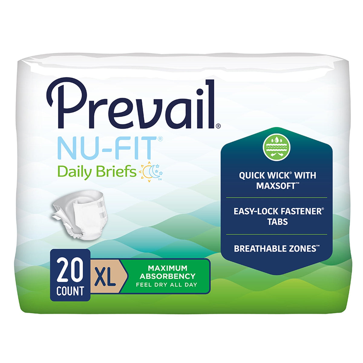 McKesson Incontinence Briefs, Unisex Adult, Heavy Absorbency