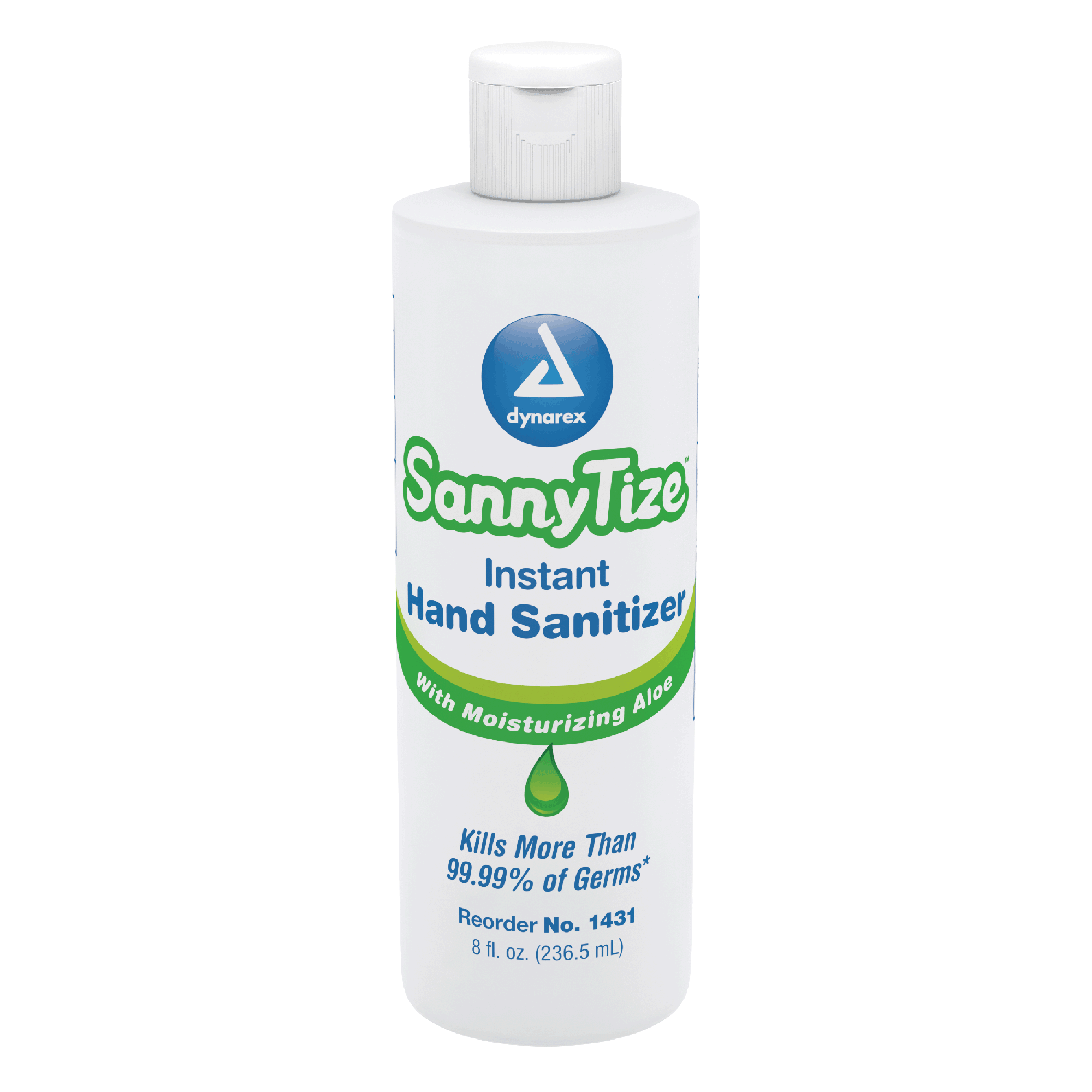 Dynarex Hand Sanitizer with Moisturizing Aloe 8 oz.