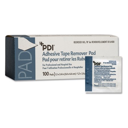 McKesson Adhesive Remover Wipe 100 per Box Alcohol Based