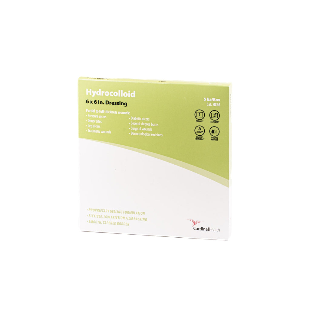 Cardinal Health Hydrocolloid Dressing, 6"x6"