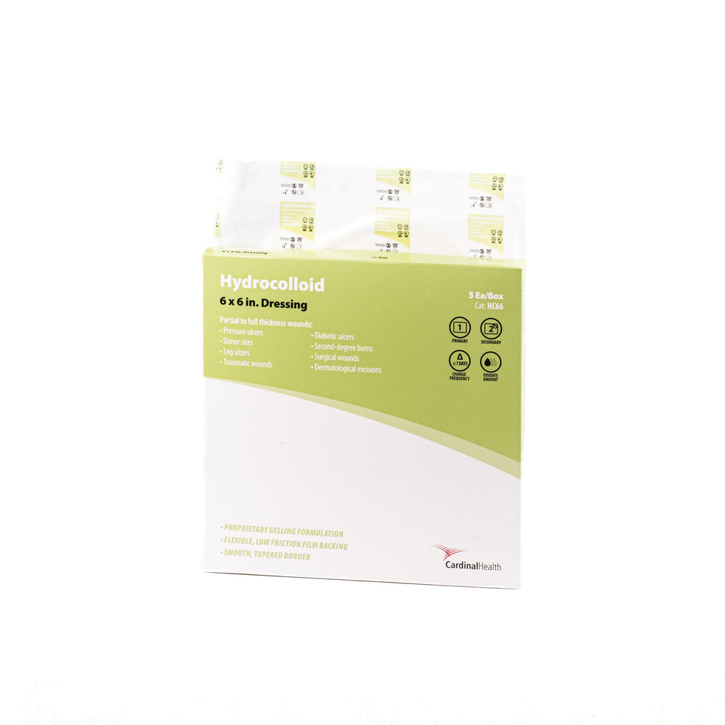 Cardinal Health Hydrocolloid Dressing, 6"x6"
