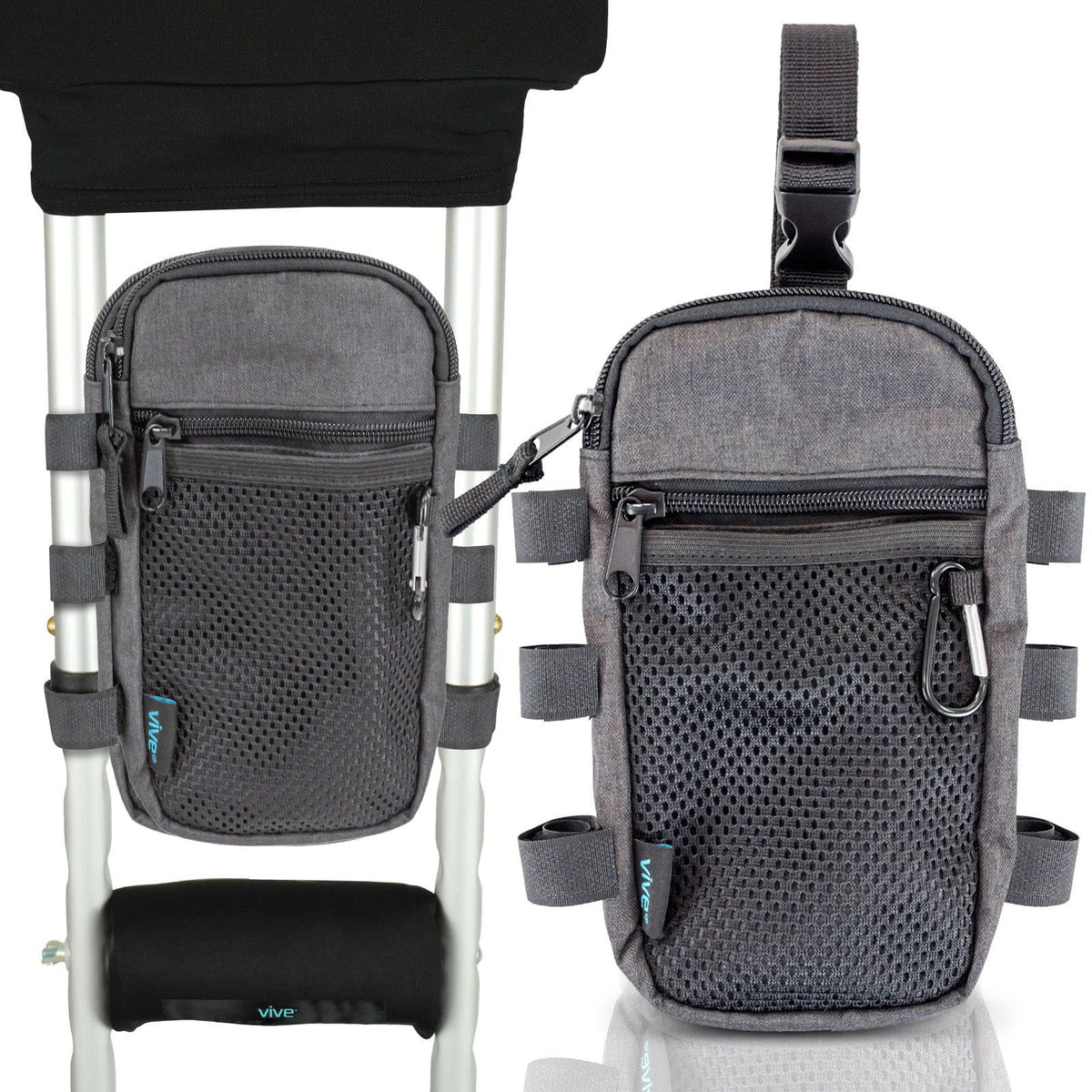 Accessory Bag for Canes and Forearm Crutches