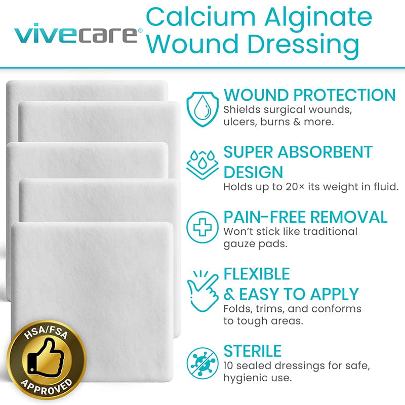 ViveCare Calcium Alginate Dressing (Sterile) - image 2