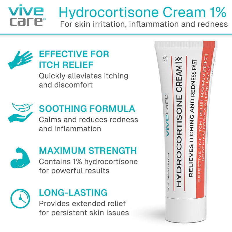 ViveCare Hydrocortisone Cream 1% - image 2