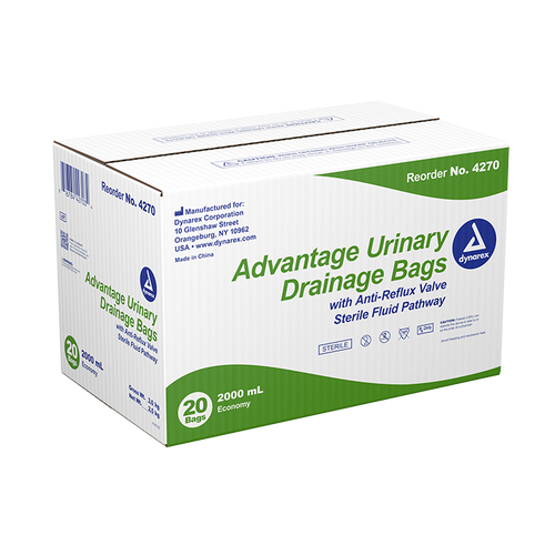 Dynarex Advantage Urinary Drainage Bag 2000mL