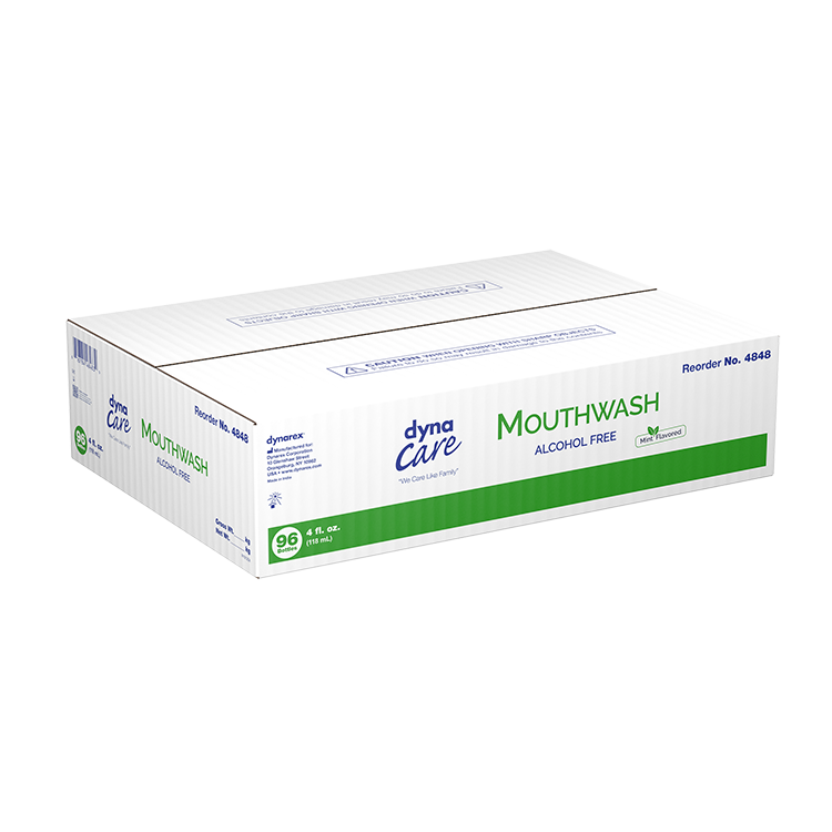 Dynarex Mouthwash - Mint Flavored 4 oz.