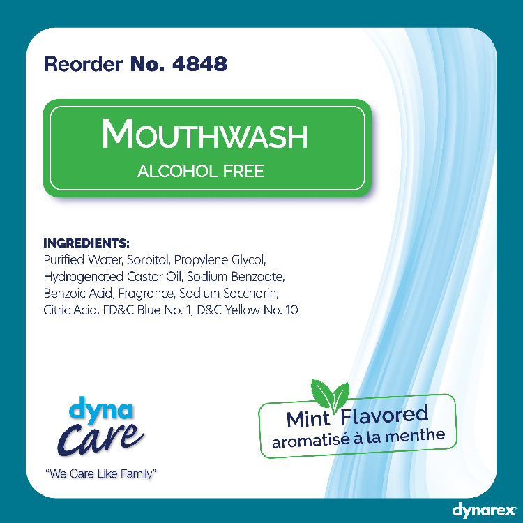 Dynarex Mouthwash - Mint Flavored 4 oz.
