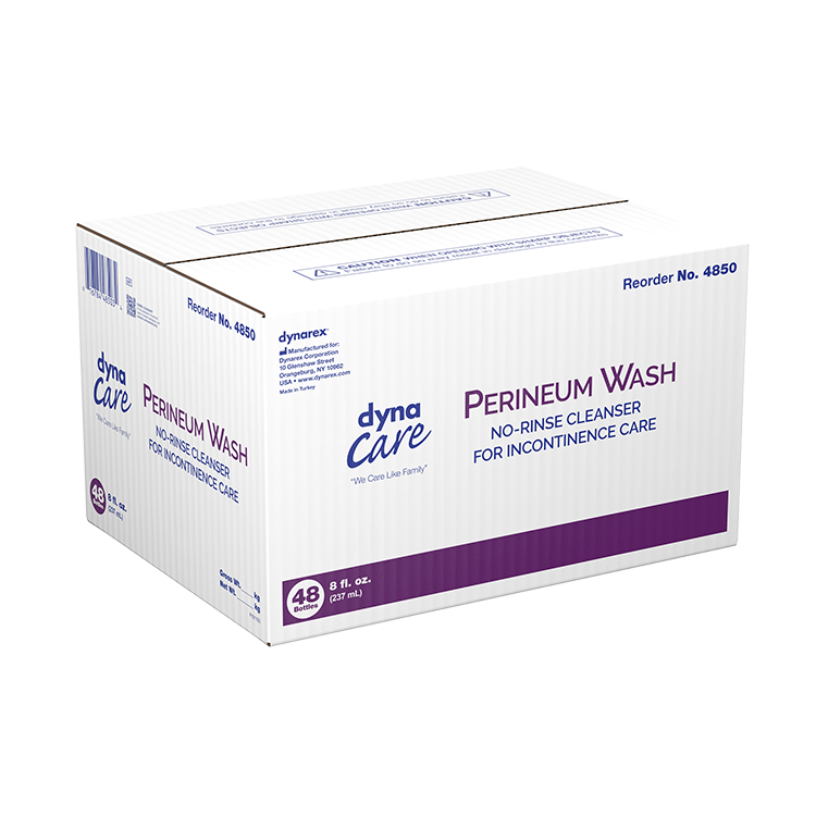 Dynarex Rinse-Free Perineal Wash, 8 oz. Pump Bottle