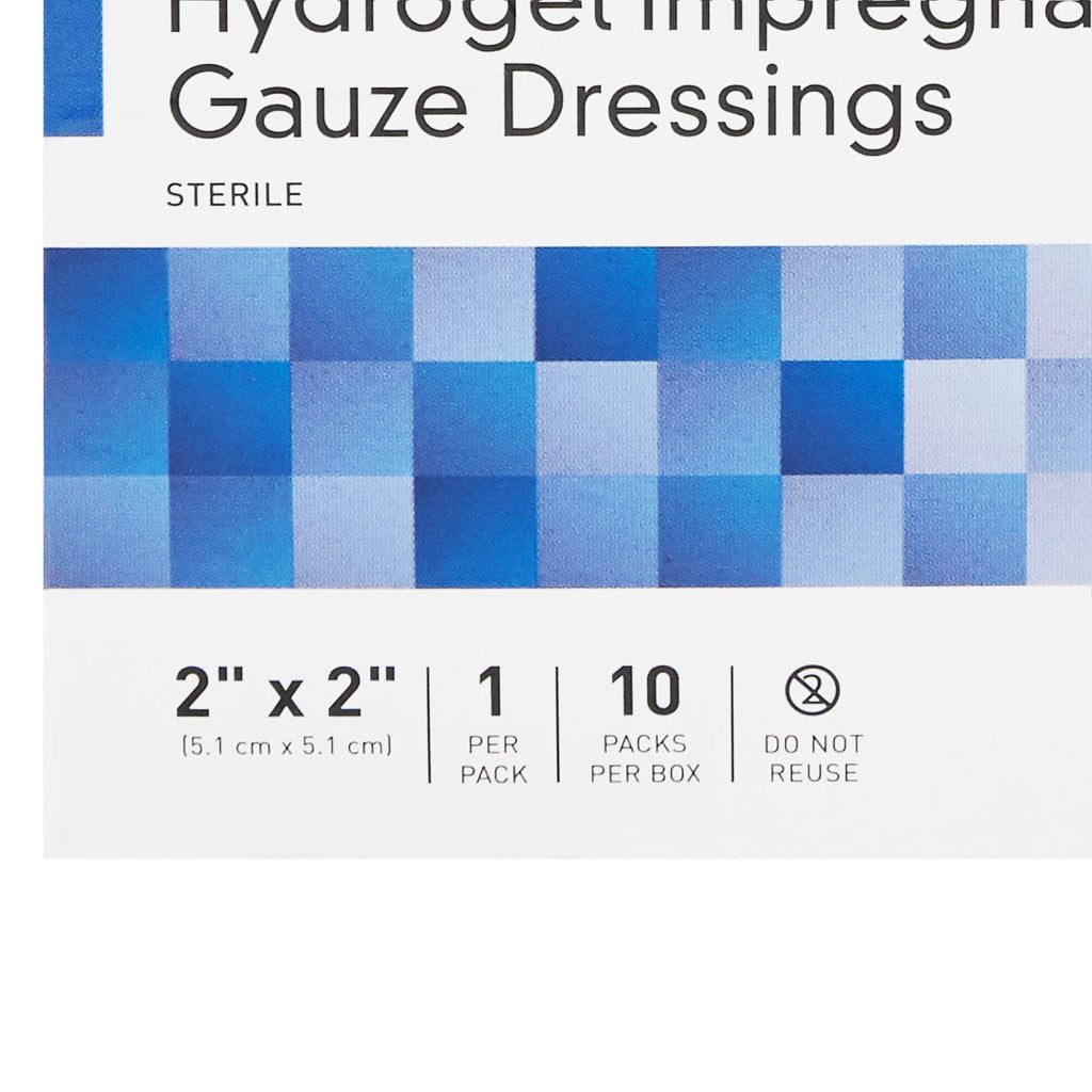 McKesson Hydrogel Impregnated Gauze Dressing 2"x2"