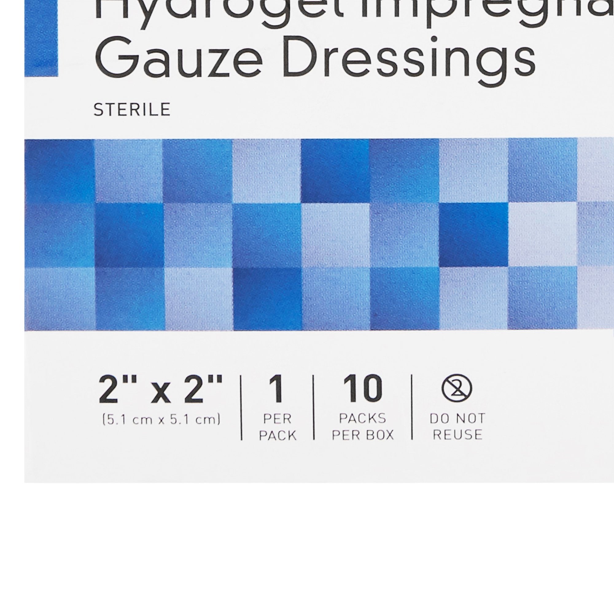 McKesson Hydrogel Impregnated Gauze Dressing 2"x2"