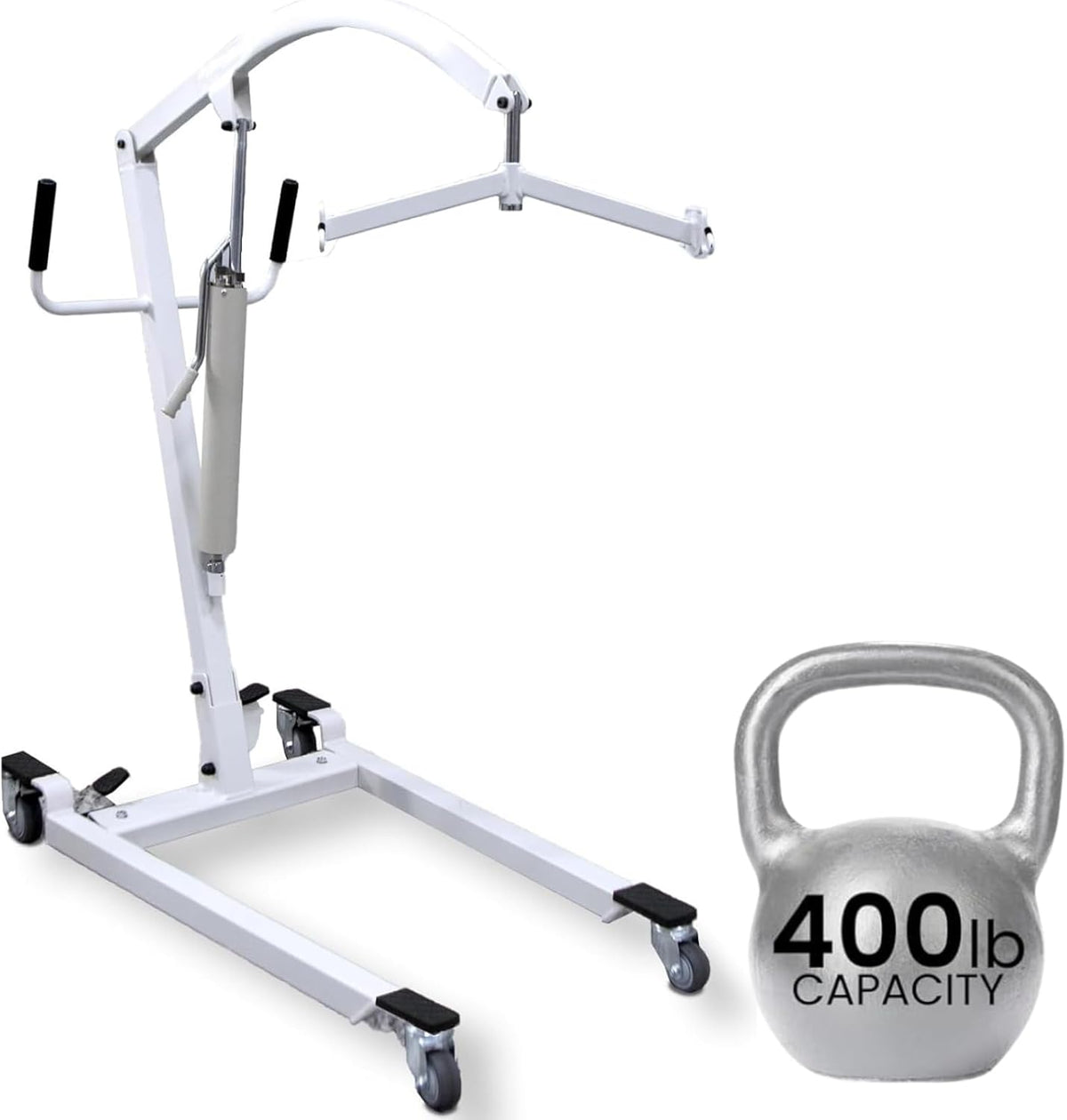 Hydraulic Patient Lift With Sling With Opening