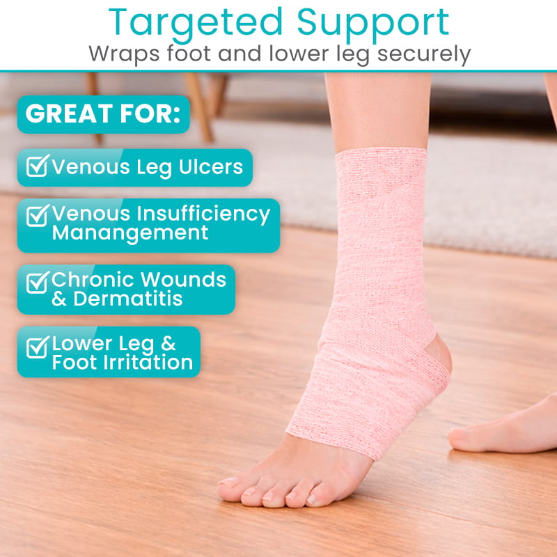 ViveCare Unna Boot Bandage with Zinc Oxide and Calamine - image 4