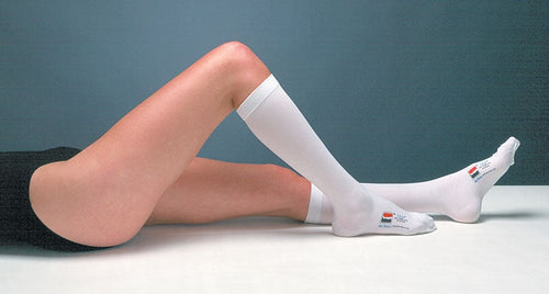 McKesson Anti-embolism Stocking T.E.D.™ Knee High 3X-Large / Regular White Open Toe