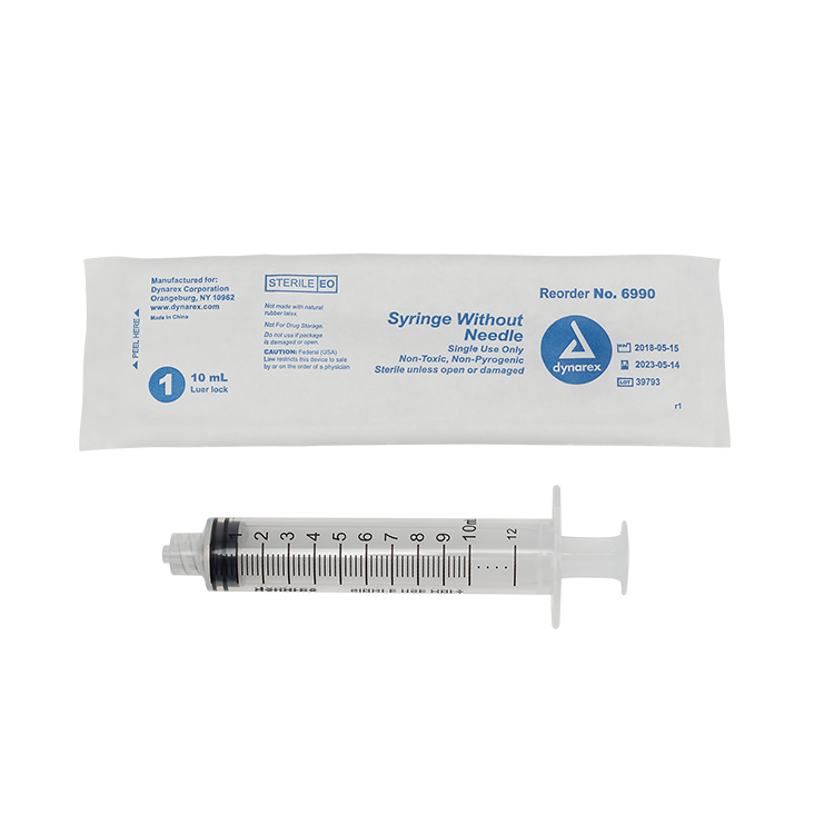 Dynarex Syringe without Needle, Sterile, Luer Lock.