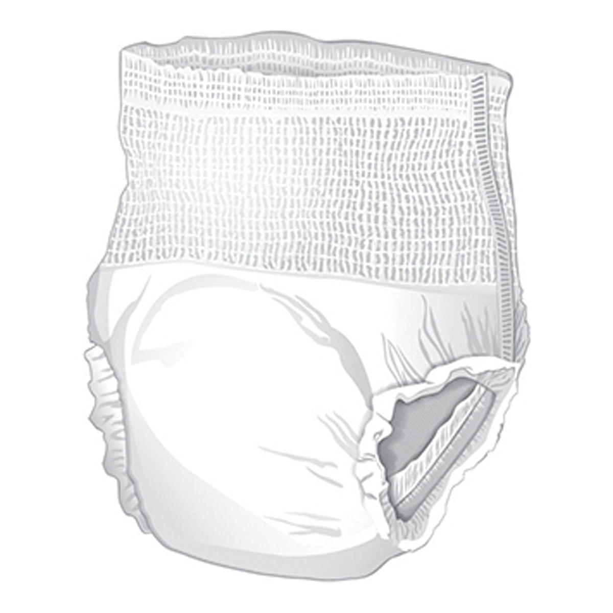 McKesson Incontinence Underwear, Unisex Adult, Pull On with Tear Away Seams, Disposable, Heavy Absorbency