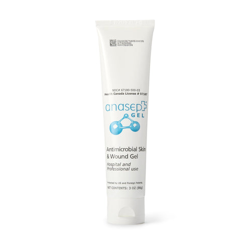 McKesson Antimicrobial Hydrogel Anasept® Antimicrobial Skin and Wound Gel 3 oz. Gel / Amorphous NonSterile