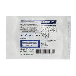McKesson Hydrofera Blue™ Foam Dressing, without Border, Standard, 2" x 2"