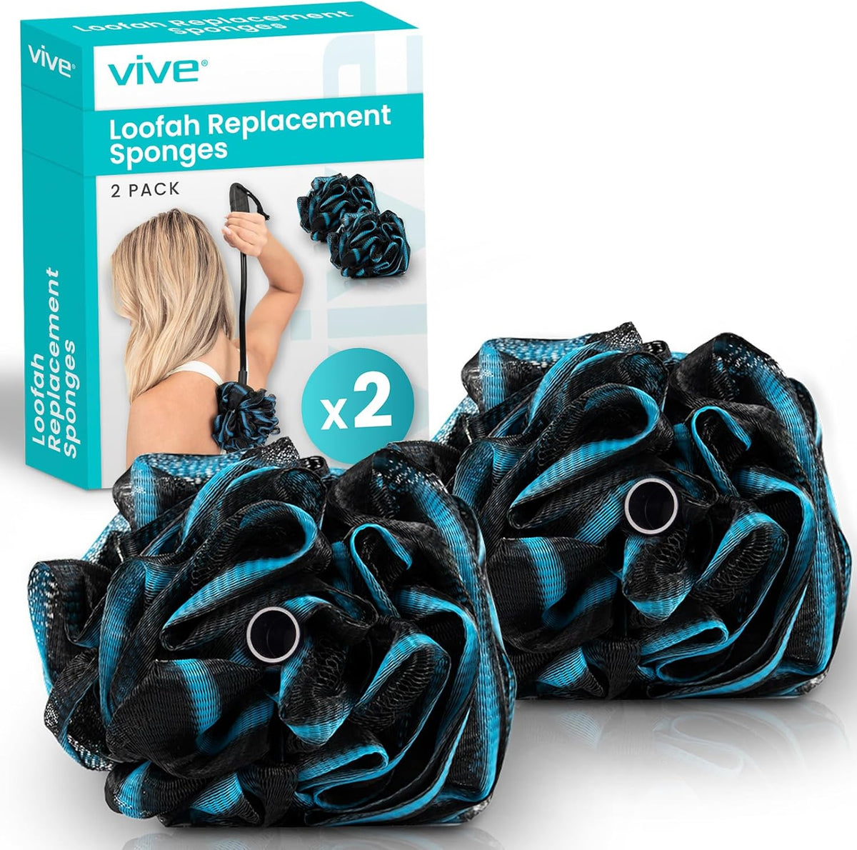 Bendable Loofah Brush Replacement Sponge