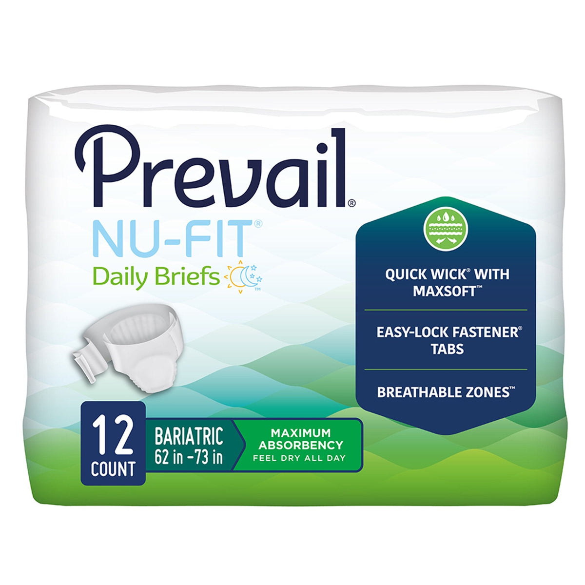 McKesson Incontinence Briefs, Unisex Adult, Heavy Absorbency