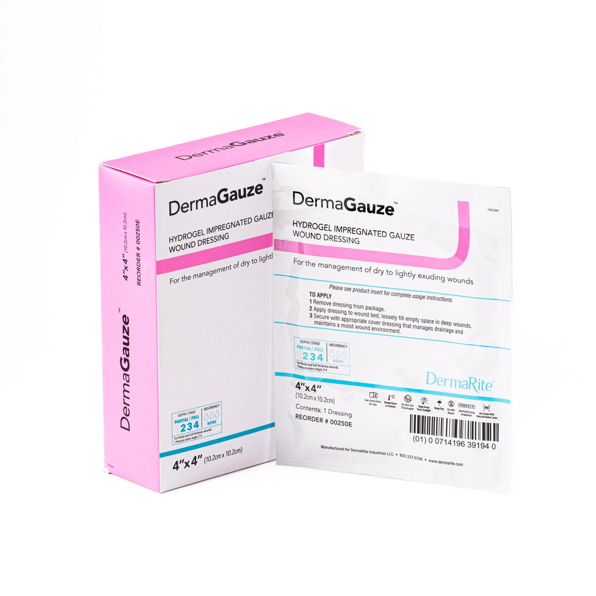 Cardinal Health Hydrogel Impregnated Gauze 4"x4"