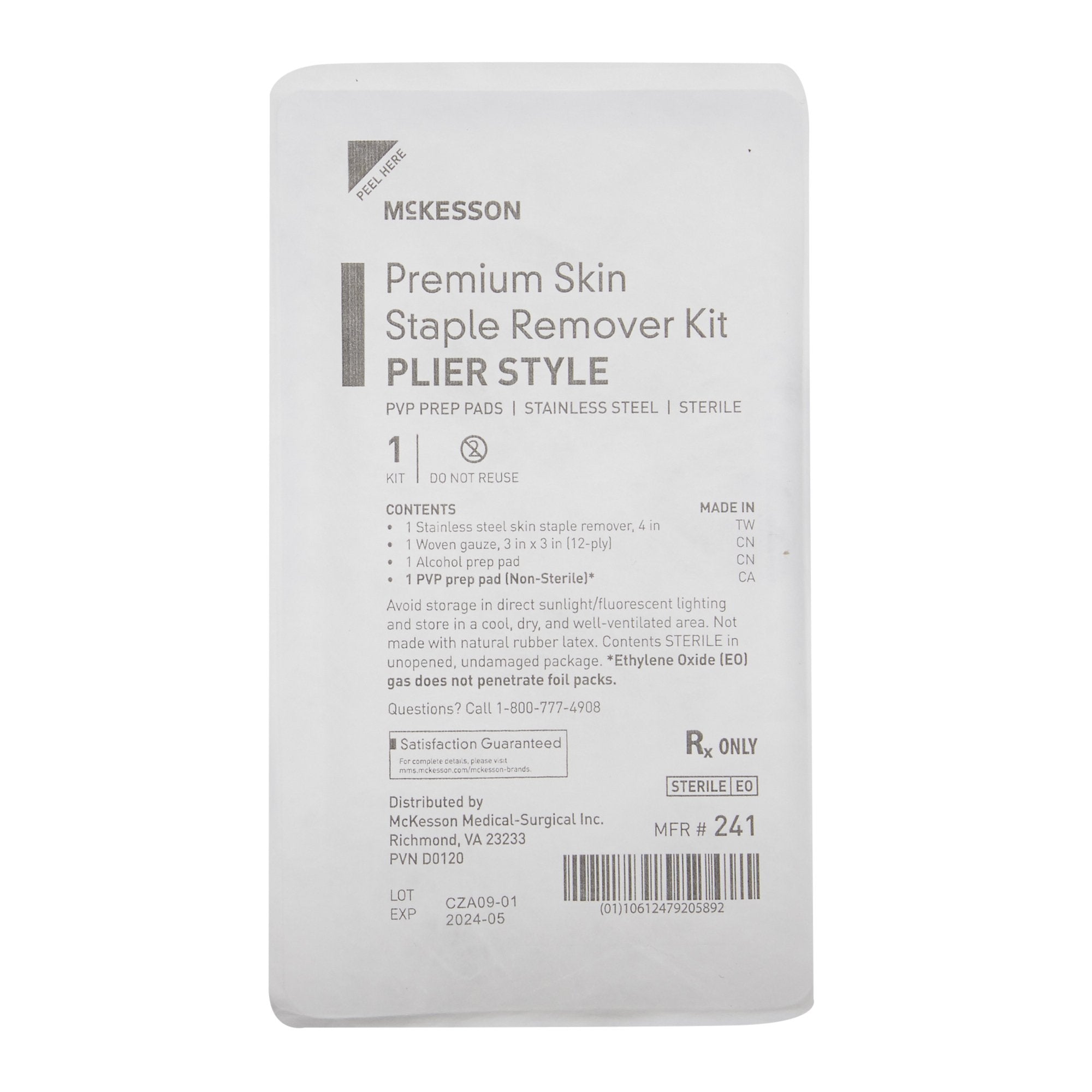 McKesson Skin Staple Removal Kit