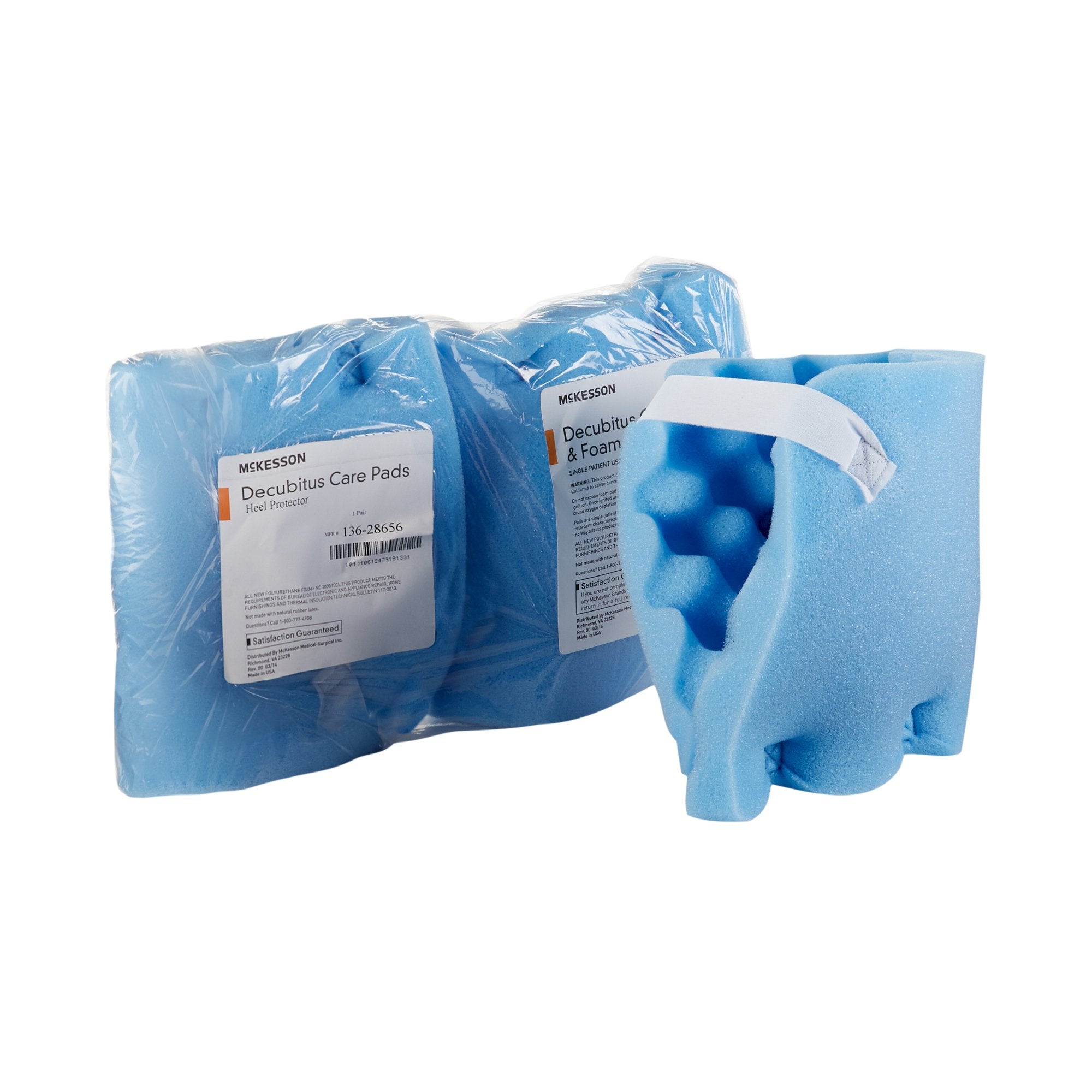 McKesson Heel Protection Pad, One Size Fits Most, Blue
