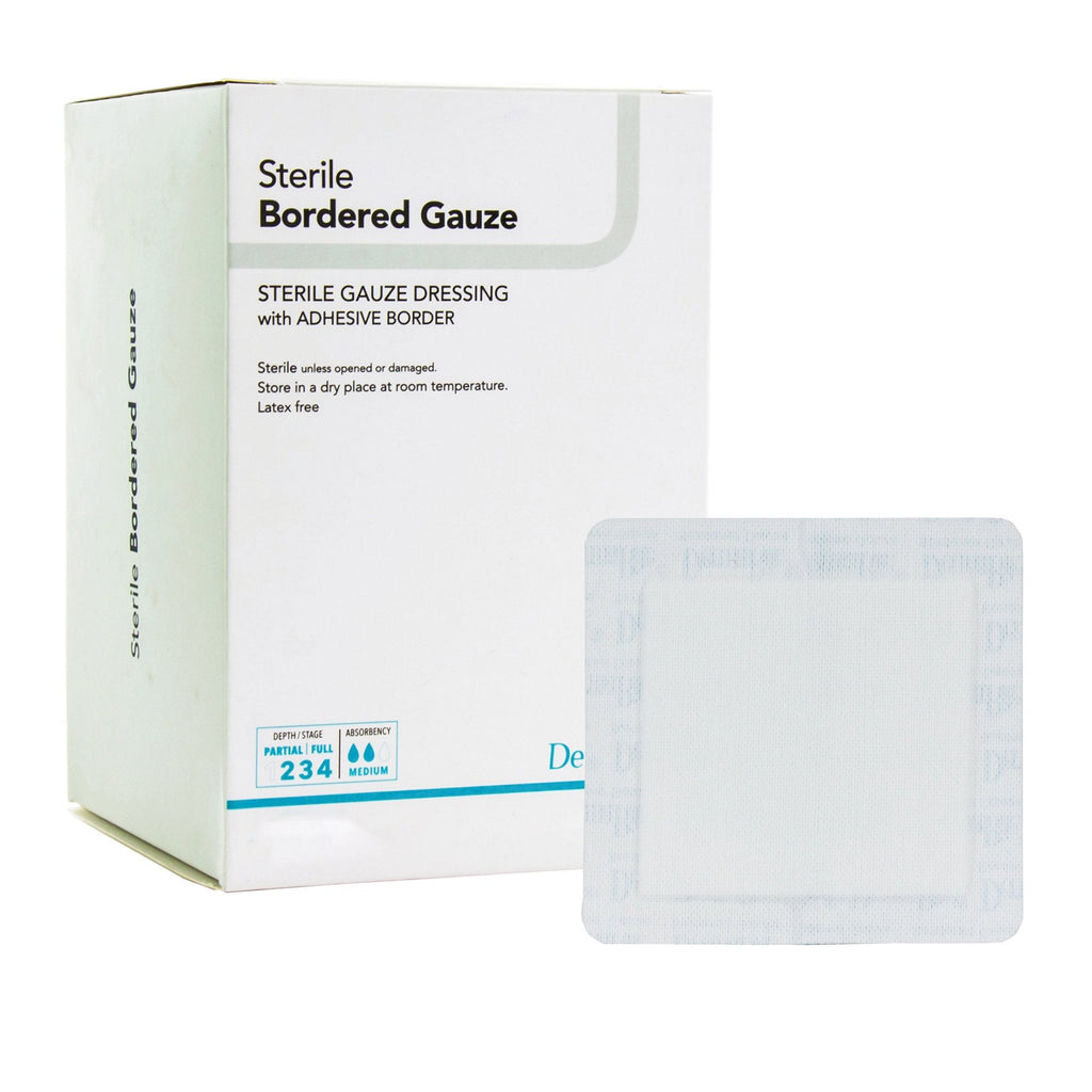 Bordered Gauze, Sterile, Island Dressing