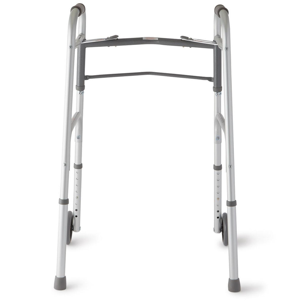 Medline Front Wheel Walker, Folding, 5" Wheels