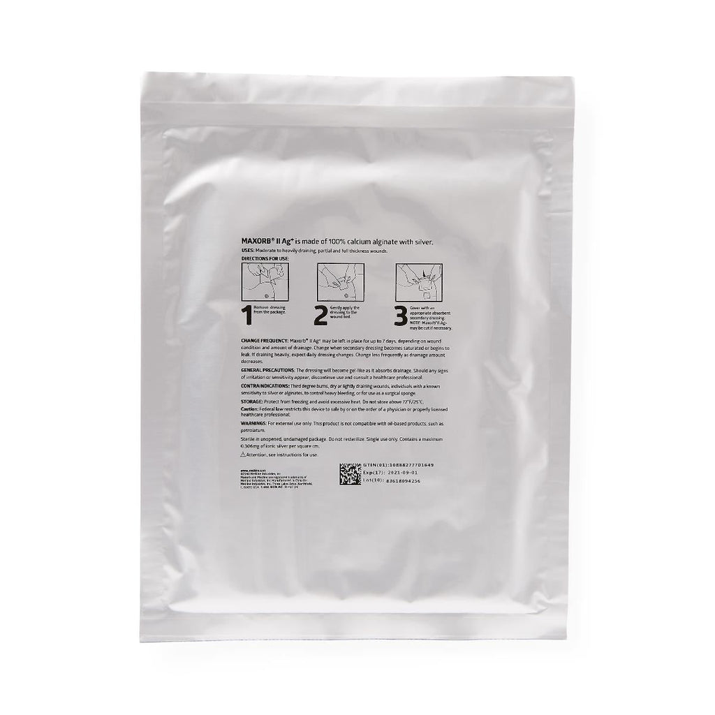 Medline Alginate (Ca with Ag) 8"x12"