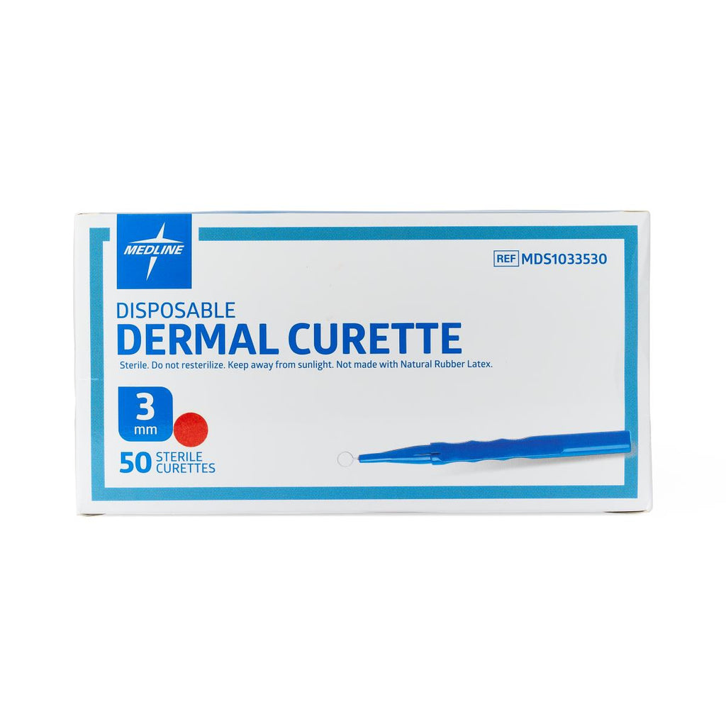 Medline Curette, Disposable Dermal, 3 mm