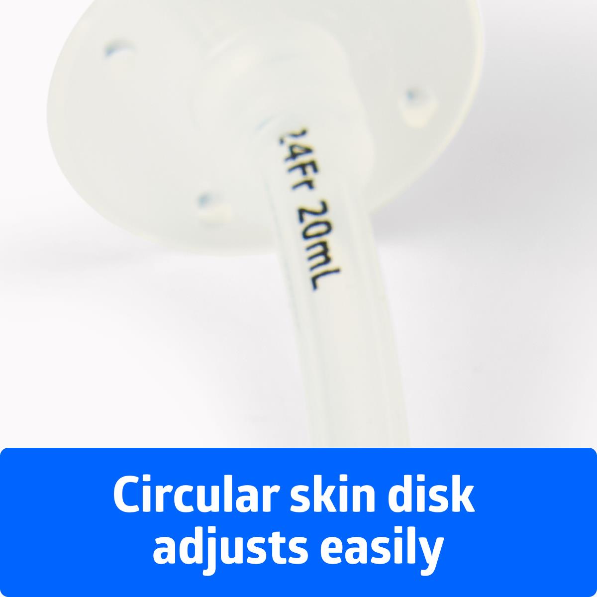 Medline Gastrostomy Feeding Tube, 3-Port with ENFit Connector