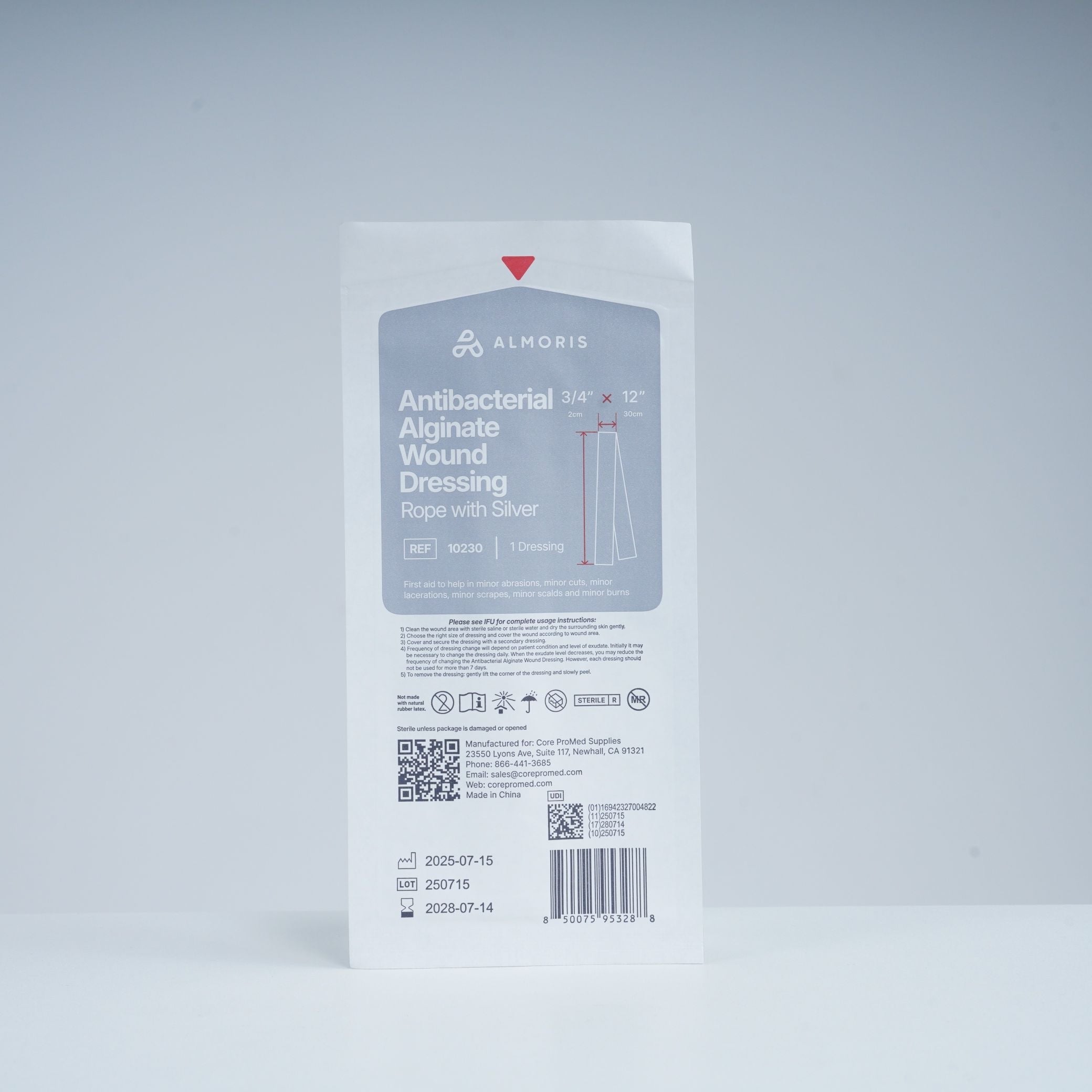 Silver Alginate Dressing
