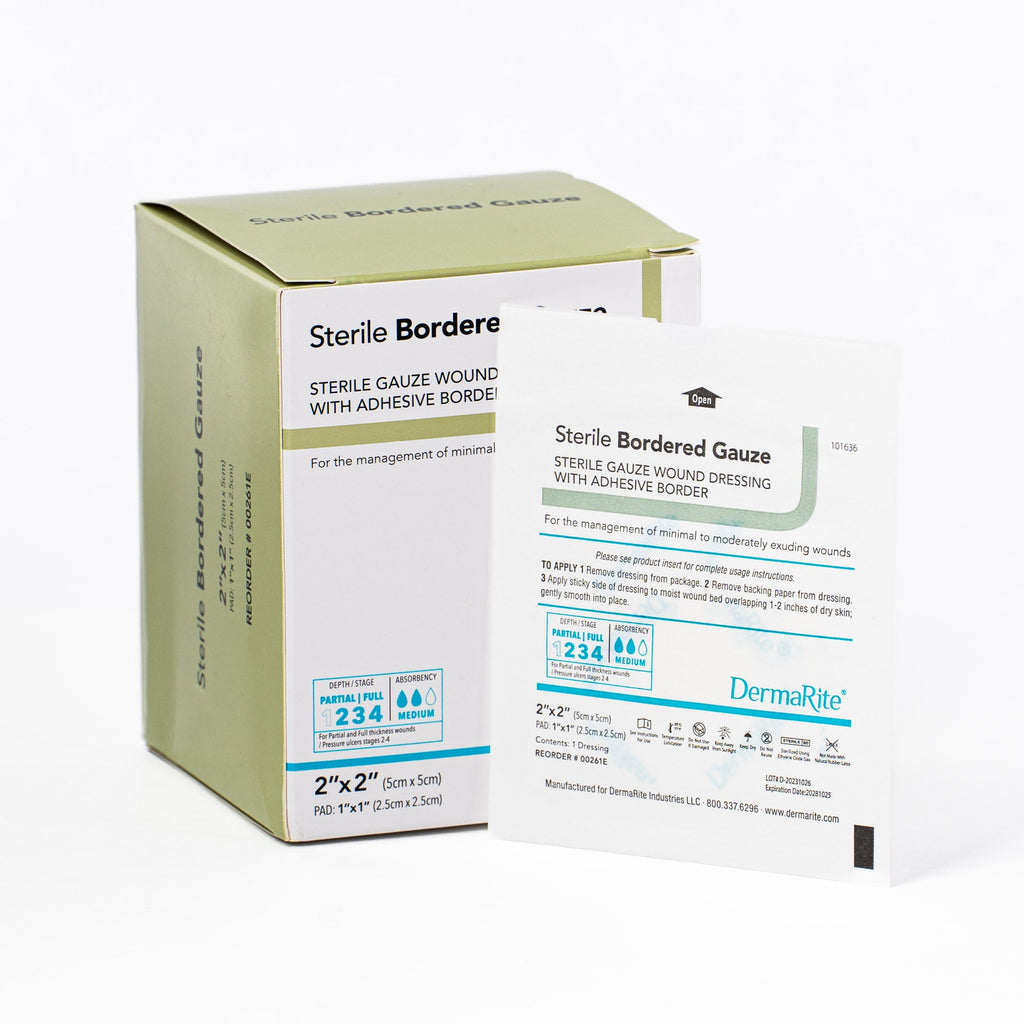 Bordered Gauze, Sterile, Island Dressing