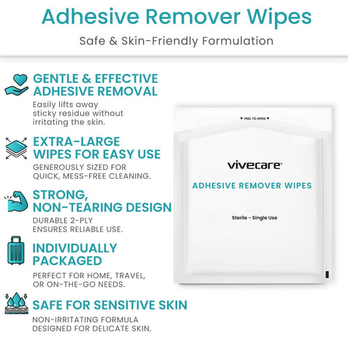 ViveCare Adhesive Remover Wipes - image 2