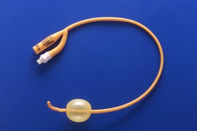 Rusch Foley Catheter Rusch PureGold® 2-Way / Tiemann / One Eye Coude Tip 30 cc Balloon PTFE (Teflon) Coated Latex