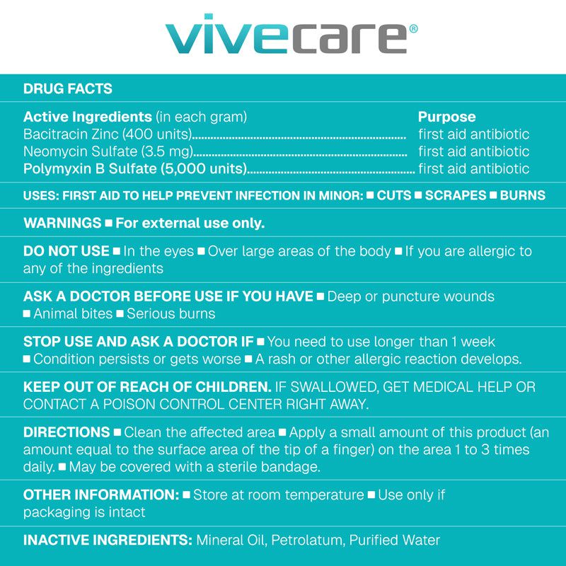 Triple Antibiotic Ointment — Vive Care