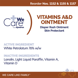 Dynarex Vitamins A&D Ointment 4 oz. Tube